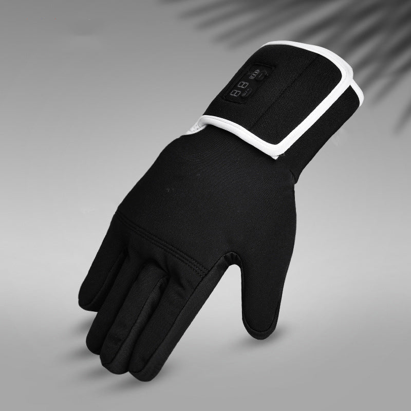 Heated touch screen gloves