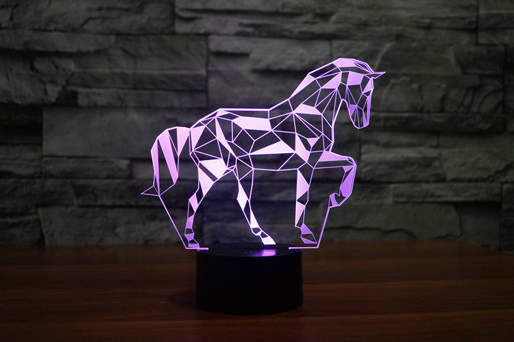 Puzzle Horse 3D Light