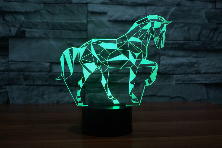 Puzzle Horse 3D Light