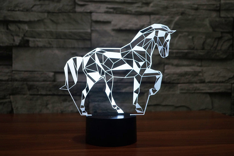 Puzzle Horse 3D Light