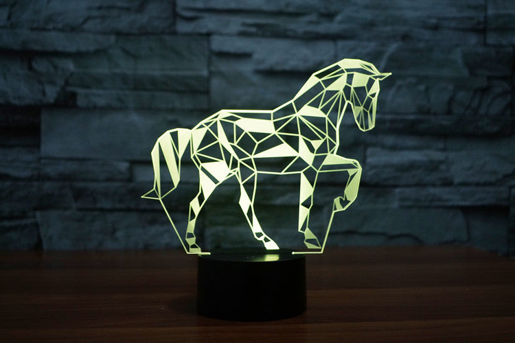 Puzzle Horse 3D Light