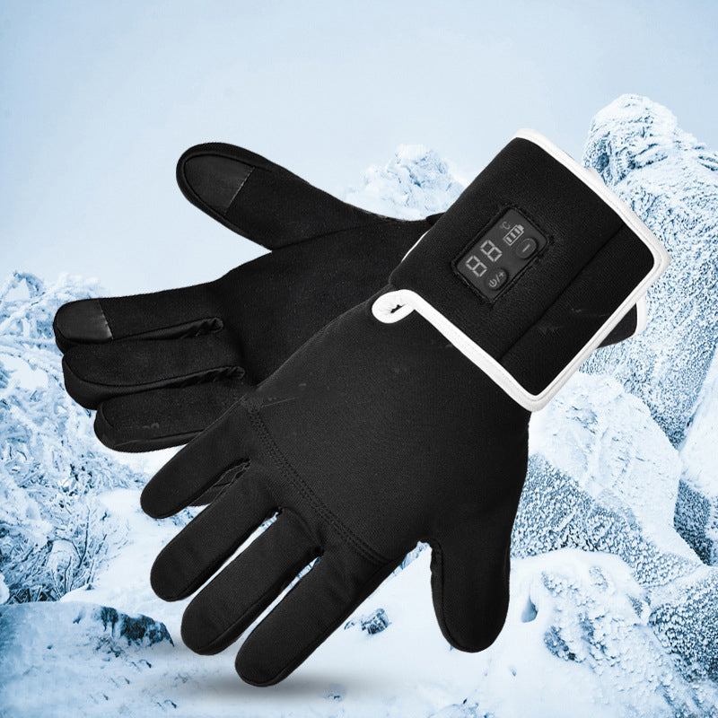 Heated touch screen gloves