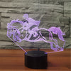 Horse Riding Colorful LED Touch Light