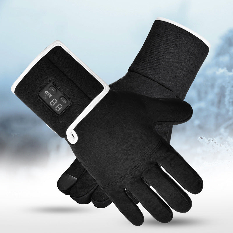 Heated touch screen gloves